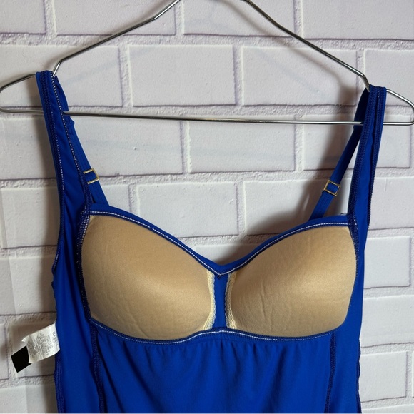 La Blanca Royal Blue  One Piece Swimsuit/size 10 - Picture 7 of 12